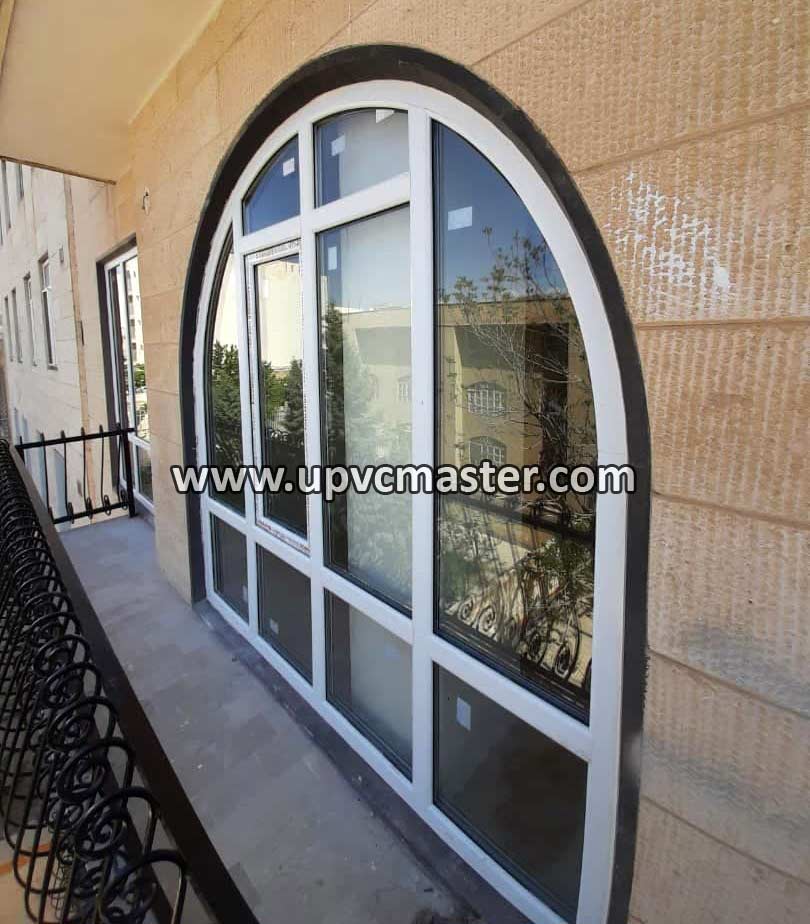 پنجره آفتاب تولید کننده پنجره دوجداره UPVC