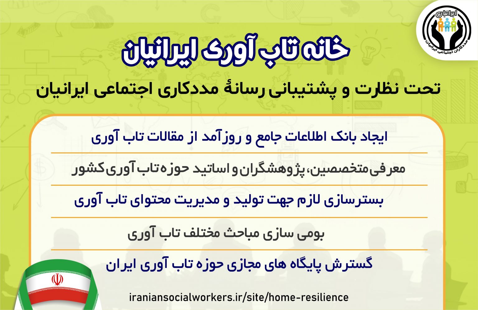 تیم تخصصی خانه تاب آوری ایرانیان