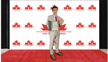 کسب مدال طلا و جایزه ویژه هیئت داوران و جایزه ویژه هشتمین دوره مسابقات بین المللی اختراعات کانادا توسط دکتر مهدی رضایی