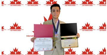 کسب مدال طلا و جایزه ویژه هیئت داوران و جایزه ویژه هشتمین دوره مسابقات بین المللی اختراعات کانادا توسط دکتر مهدی رضایی